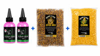 5kg Particle Mix + 5kg Maize + 2x Monster Shrimp Booster Liquid 100ml - Summer Deal