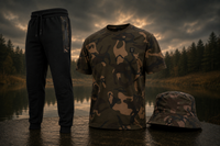 Fox Camo Outfit Bundle – T-Shirt + Joggers + Bucket Hat