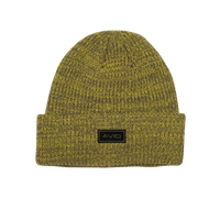 Marl Knit Beanie - Yellow
