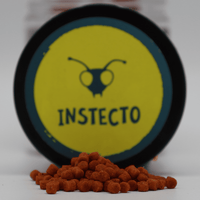 InStecto - Tvrdé krmné pelety - 1KG - 4mm - Oranžové