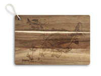 Planche à découper décorative - Édition carpe