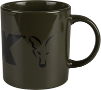 Green and Black Logo Ceramic Mok