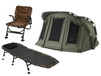 Carp Bundle – Chair, Bedchair & 2 Man Bivvy