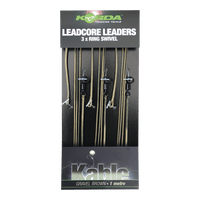 Leadcore Leader - 100cm - Ring Swivel - 3 pieces