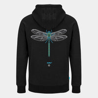 Sweat à capuche Empereur - Bleu électrique et vert