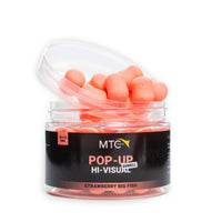 Strawberry Big Fish - Hi-Visual Pop Ups - Dumbell - 10x15mm