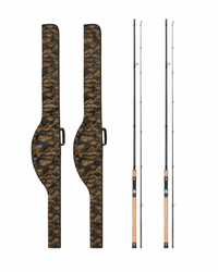 2x Prologic 12ft 3.00lb - Old Skool + 2x Camo JRC 12ft Rod Sleeve - Mega Deal