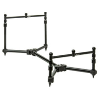 A1 - Stojak gruntowy - na 3 wędki - aluminium - 2x nogi 6'' + 2x nogi 9''