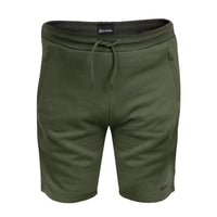 Grüne Fleece-Shorts