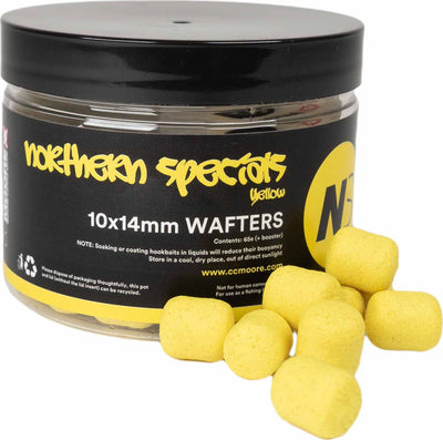 NS1 Dumbell Wafters - Yellow - 10x14mm