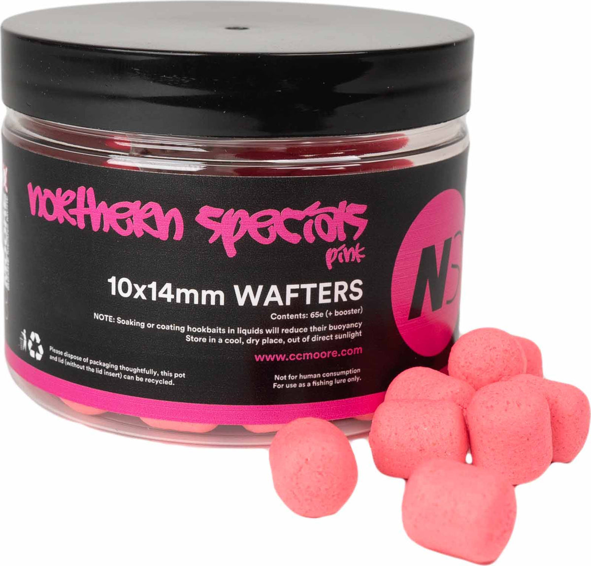 NS1 Dumbell Wafters - Rose - 10x14mm