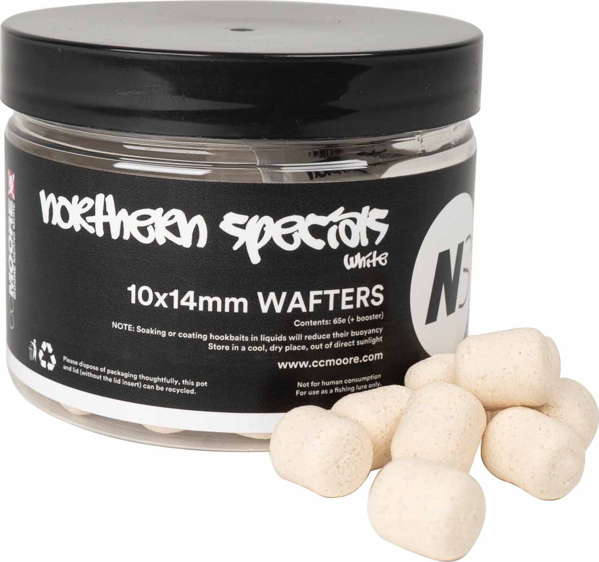 NS1 Dumbell Wafters - Blanc - 10x14mm