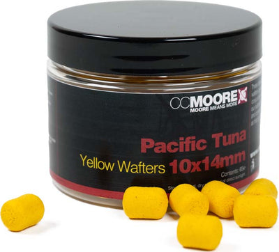 Pacific Tuna - Dumbell Wafters - Yellow - 10x14mm