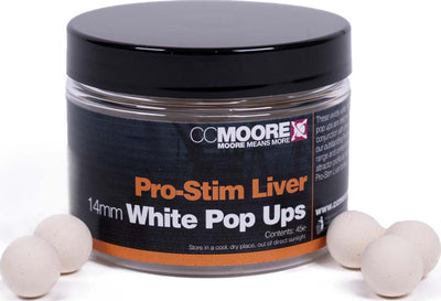 Pro-Stim Liver - Pop-ups - 14mm - White