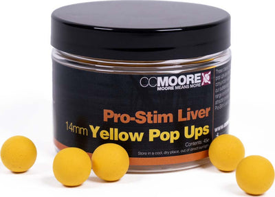 Pro-Stim Liver - Pop-ups - 14mm - Yellow