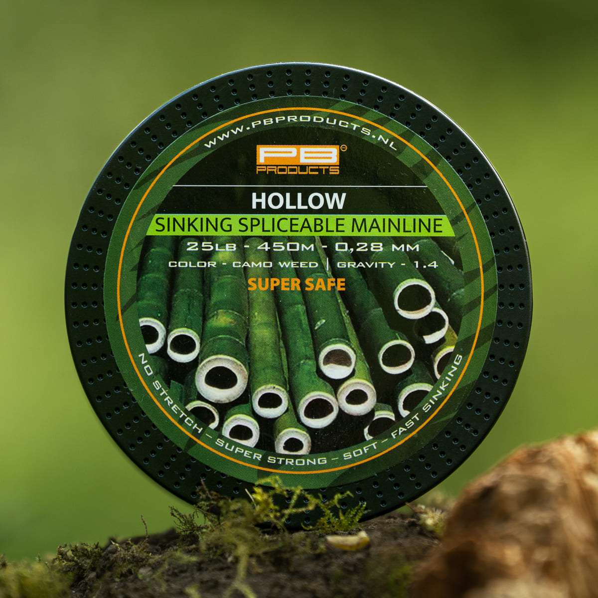 Hollow Braid - 25LB - 450M - Spliceable mainline