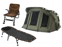Carp Bundle – Chair, Bedchair & 2 Man Bivvy