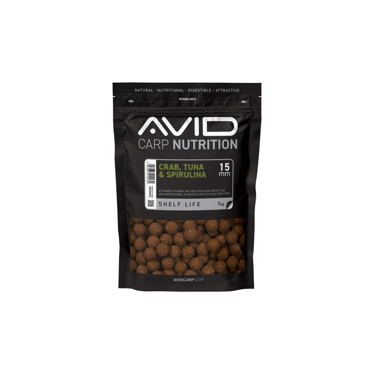 Avid Carp Crab, Tuna & Spirulina - Boilies - KarperCentrale