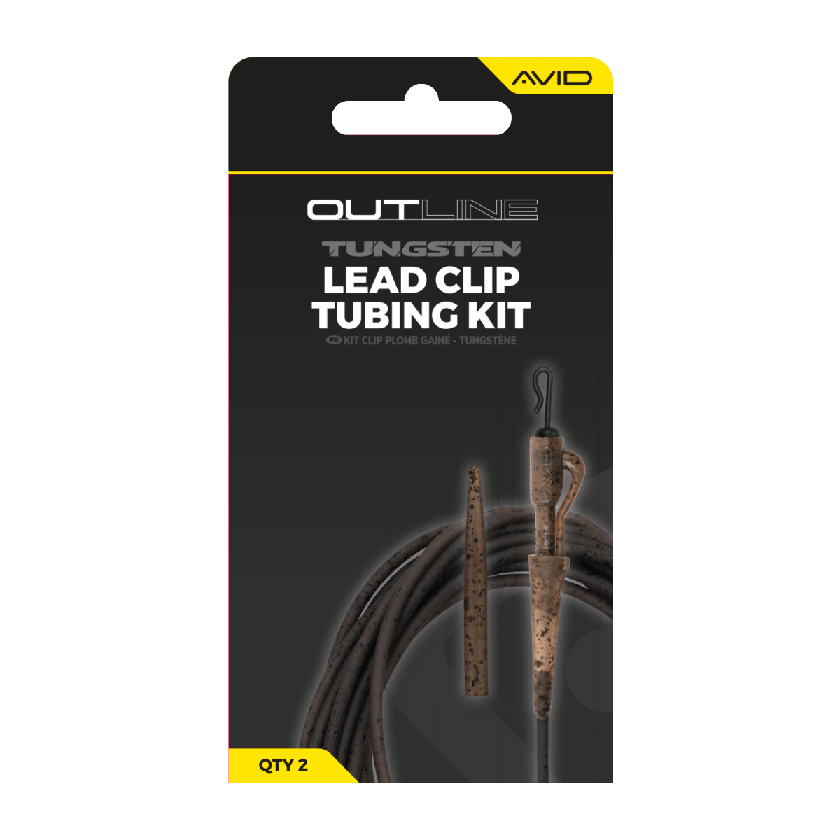 Avid Carp Outline - Lead Clip Tungsten Tubing Kit - KarperCentrale