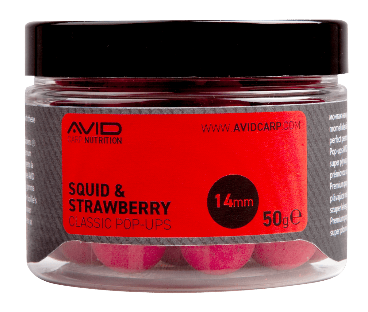 Squid & Strawberry Pop-Ups 14mm - Natürlich