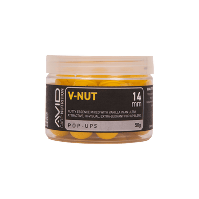 Avid Carp V - Nut Pop - up - 14mm - Geel - KarperCentrale