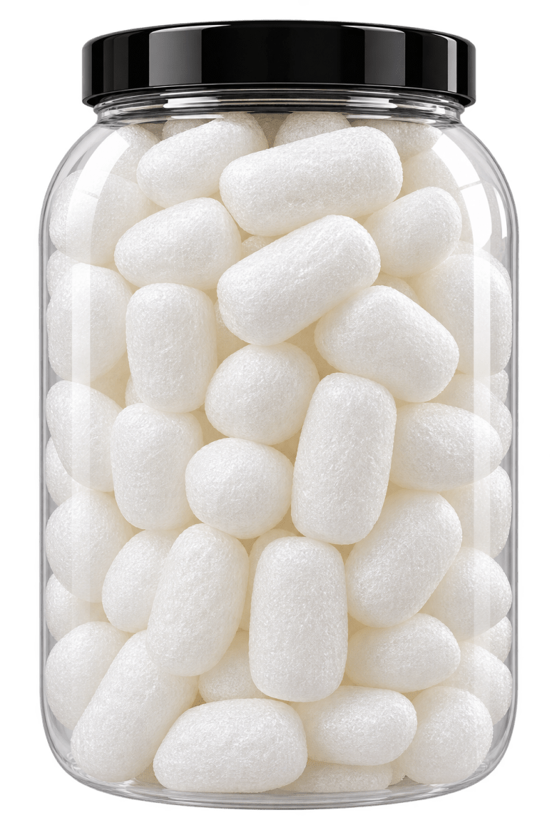 Booster Carp PVA Foam - White - Container - KarperCentrale