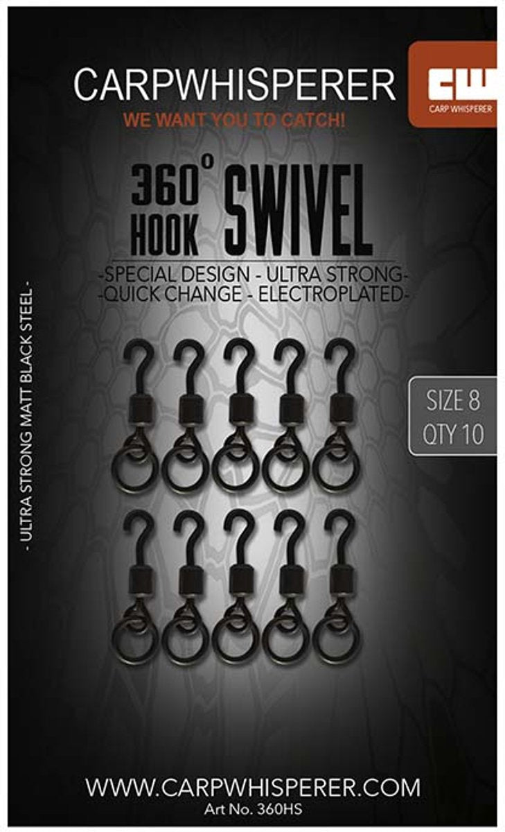 Obrotówka haczyka - 360 stopni