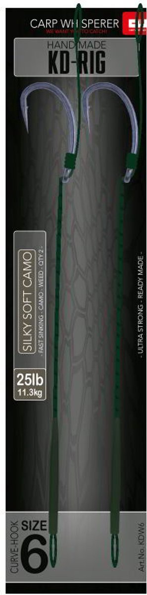 KD-Rig - Listo para usar - Verde musgo - 30lb