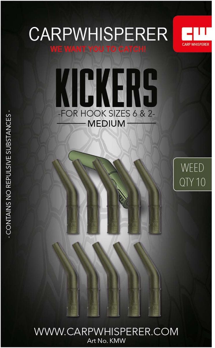 Carp Whisperer Line Kicker - 10pcs - Weedy Green - KarperCentrale