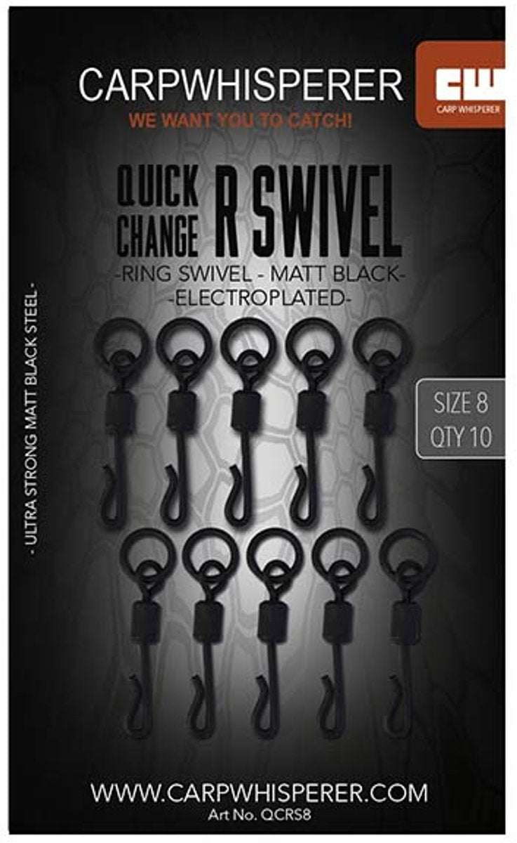 Rychloupínací obratlík s kroužkem - 10 ks