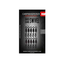 Carp Whisperer Quick Change Swivels - 10pcs - KarperCentrale