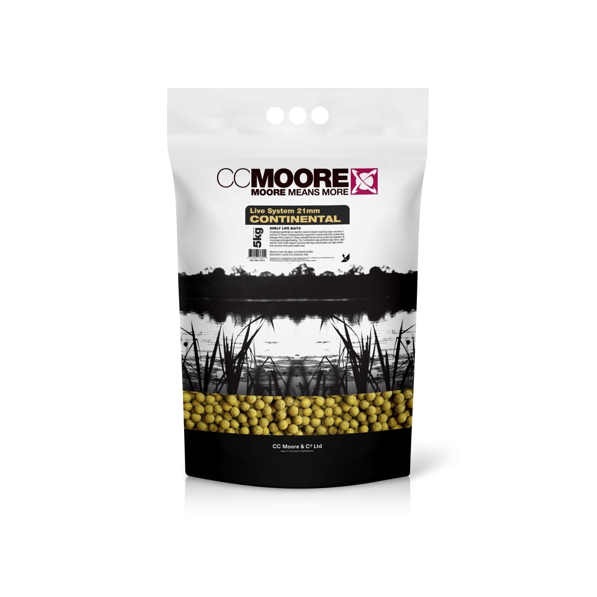 CC Moore 5kg Live System Boilies - 21mm - Continental - KarperCentrale