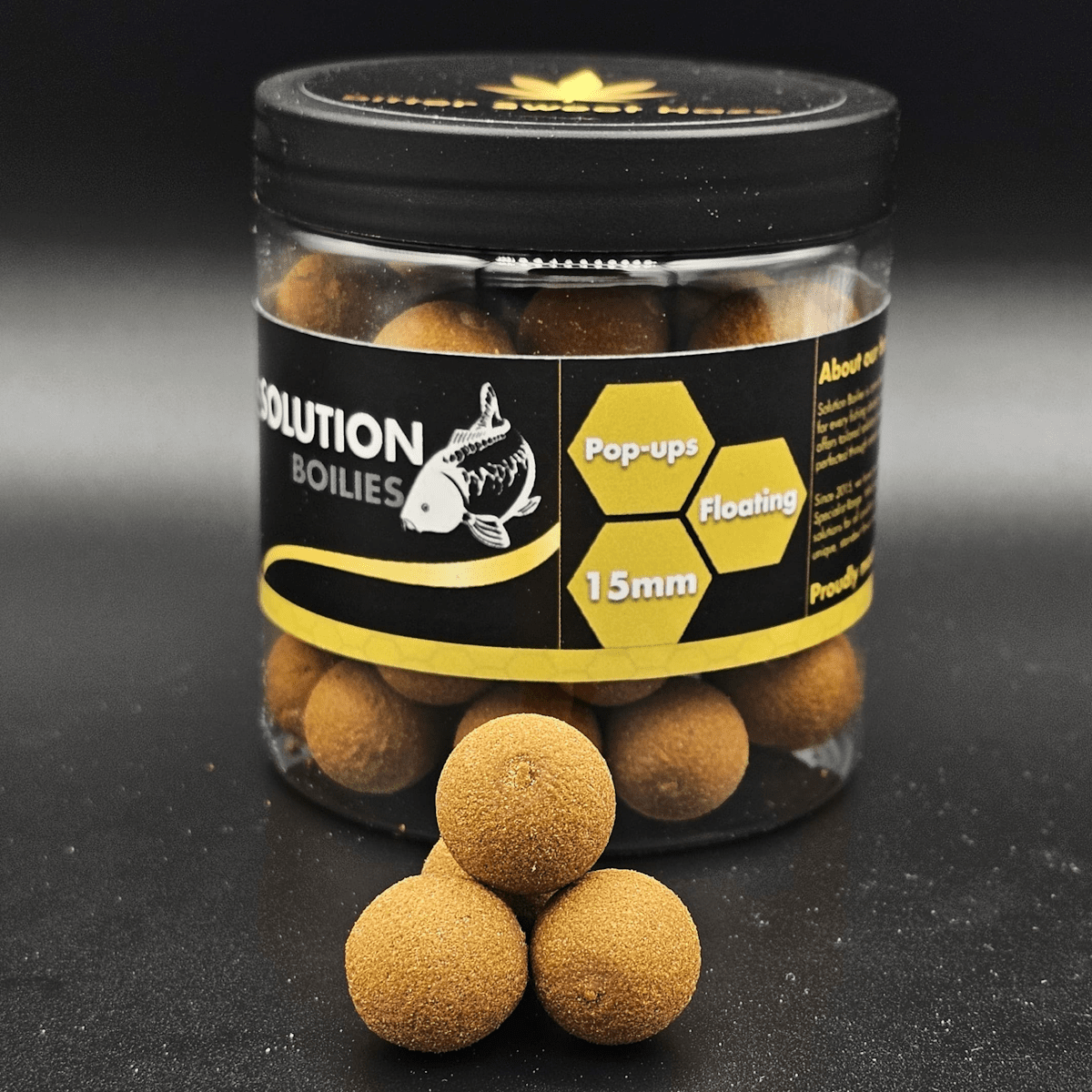 CC Solution Boilies Bitter Sweet Haze - FS Pop - ups - Bruin - KarperCentrale