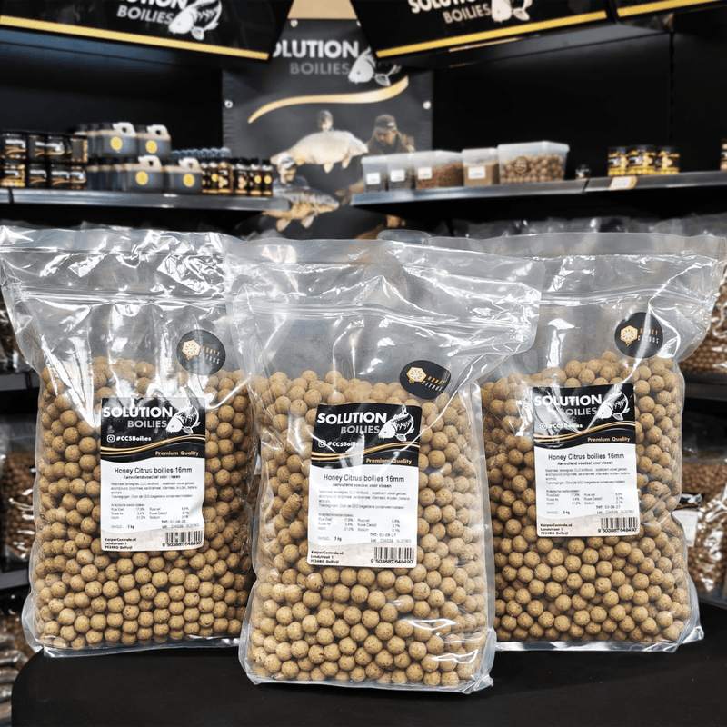 Honey Citrus Boilies - 15KG - Box Tilbud