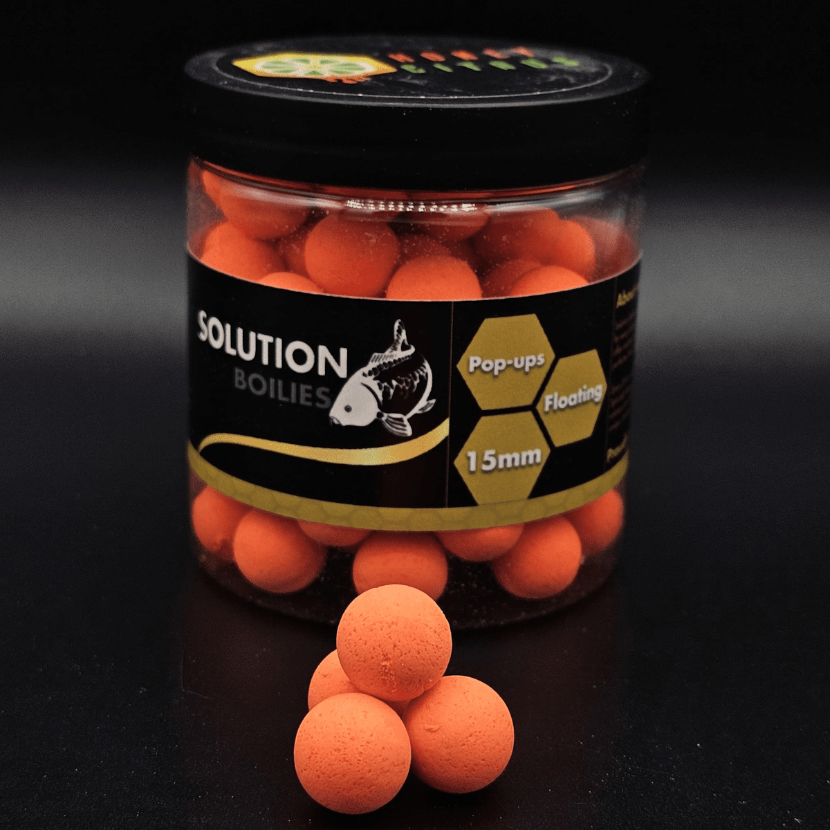 CC Solution Boilies Honey Citrus - Fluo pop ups - Oranje - KarperCentrale