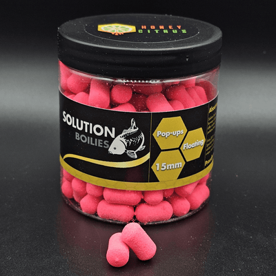 CC Solution Boilies Honey Citrus - Pop Ups - 16mm - Dumbell - Roze - KarperCentrale