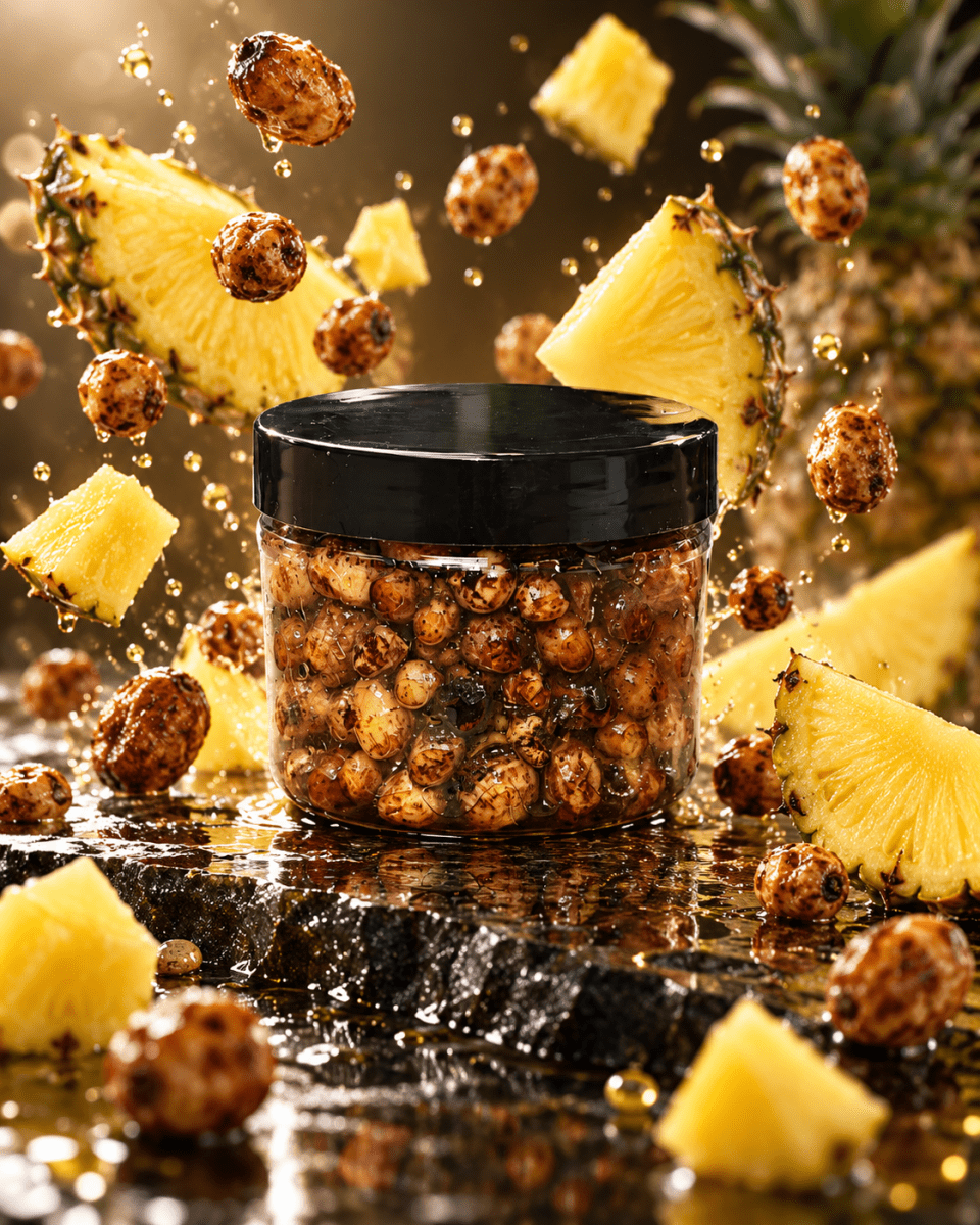 CC Solution Boilies Ultra Pineapple - Tigernut Hookbaits - KarperCentrale