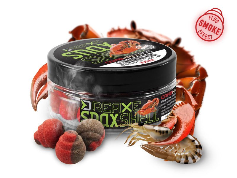 D Snax - Crabe & Krill - Forme de Coquillage - Effet Fumé - Wafters