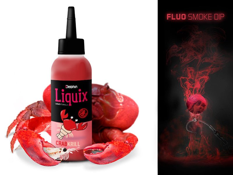 D Snax LiquiX - Crab & Krill - Fluo Dip - PVA Safe - Charnu