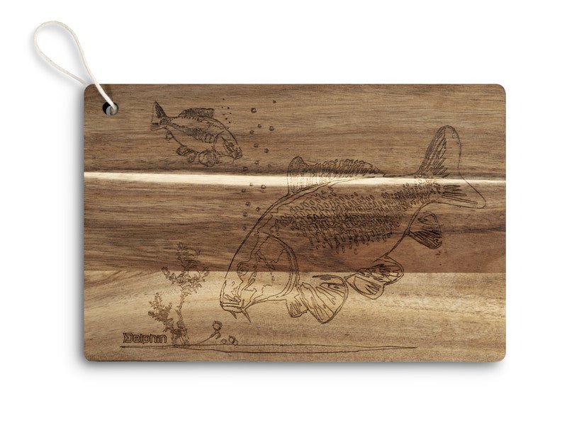 Delphin Decoratieve snijplank - Karper editie - KarperCentrale