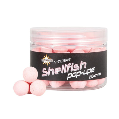 Dynamite Baits N - Ticer Pop - Ups - 15mm - Peach & pepper - KarperCentrale
