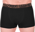 Boxer short 2 pièces kaki / noir