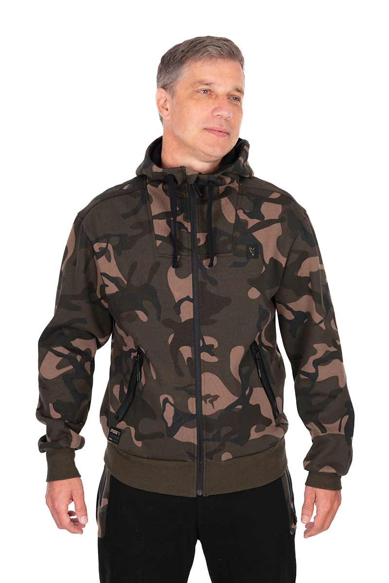 Fox Camo Full Zip Premium 310 Hoody - dé KarperCentrale