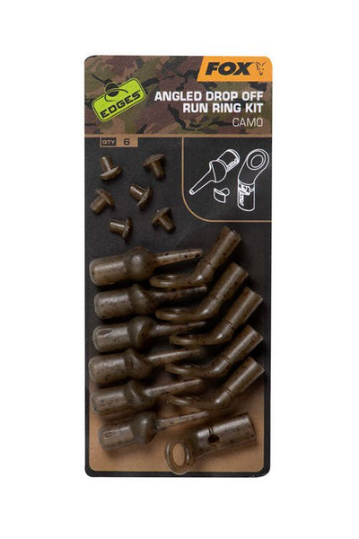 Fox Edges Camo Angled Drop Off Run Rig Kit - dé KarperCentrale