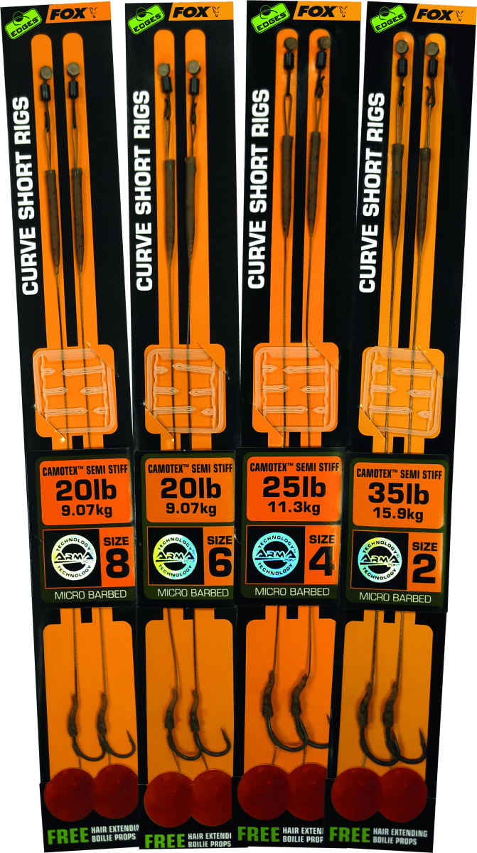 Edges Curve Short Camotex Semi Stiff Ready Rigs