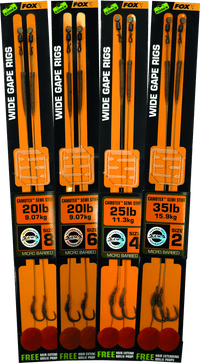 Edges Wide Gape Camotex Halvhård Færdigmonterede Rigs