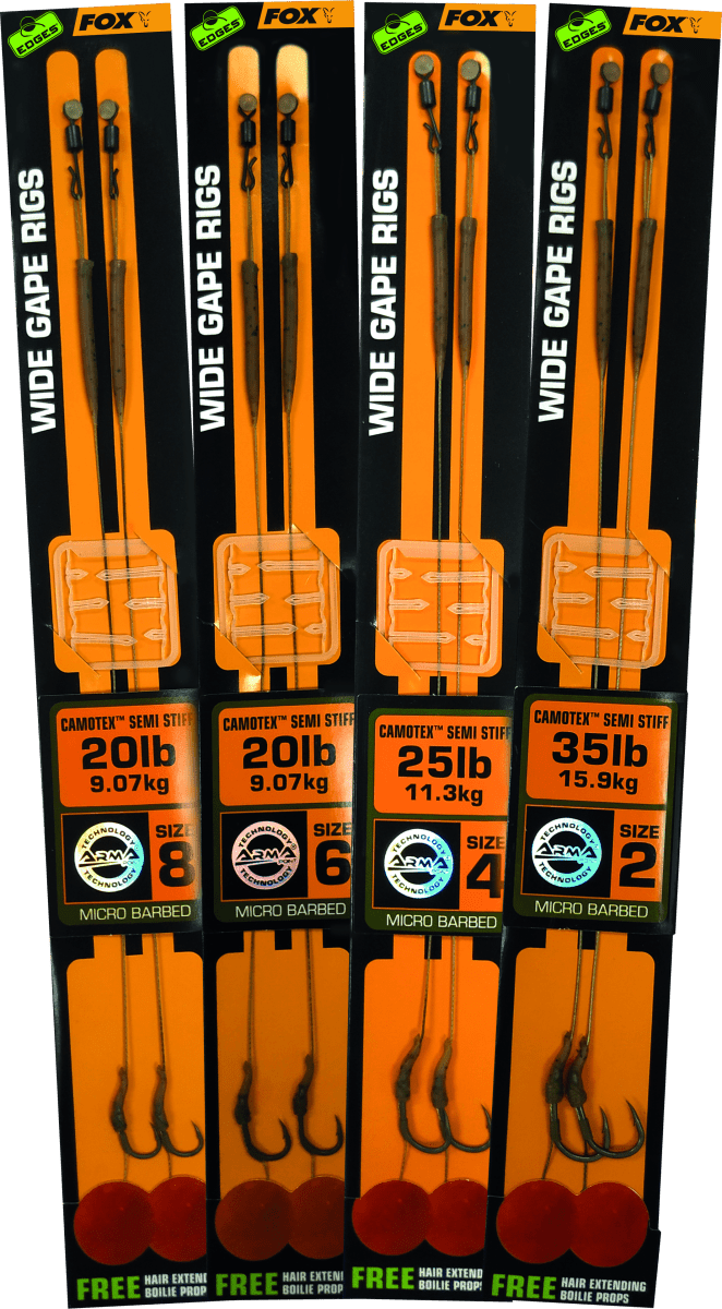 Edges Wide Gape Camotex Semi Rigidi Pronti