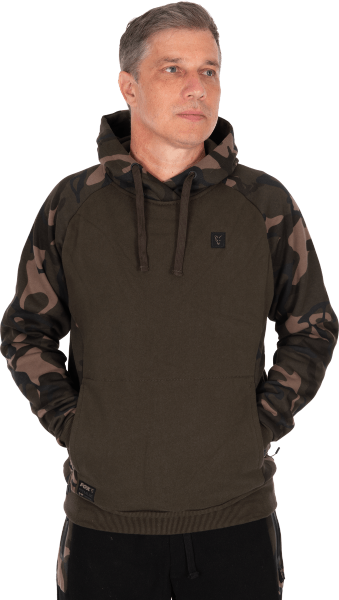 Khaki Camo Pullover Premium 310 Hoody