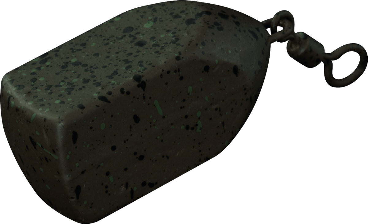 Plomb avec émerillon carré - plomb émerillon