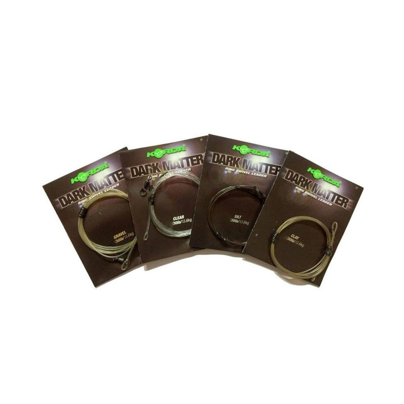 Dark Matter Leader - 100cm - Ring Swivel - 40LB